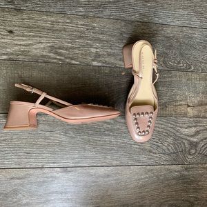 COACH pink studded shoes